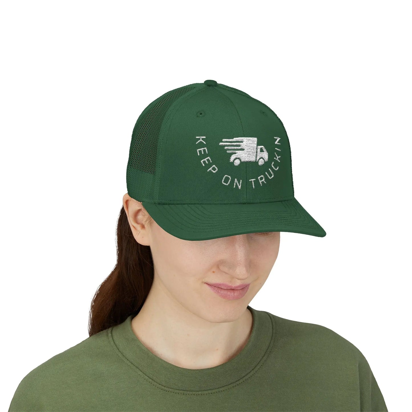 Keep On Truckin' Snapback Trucker Cap - Léon Pierre