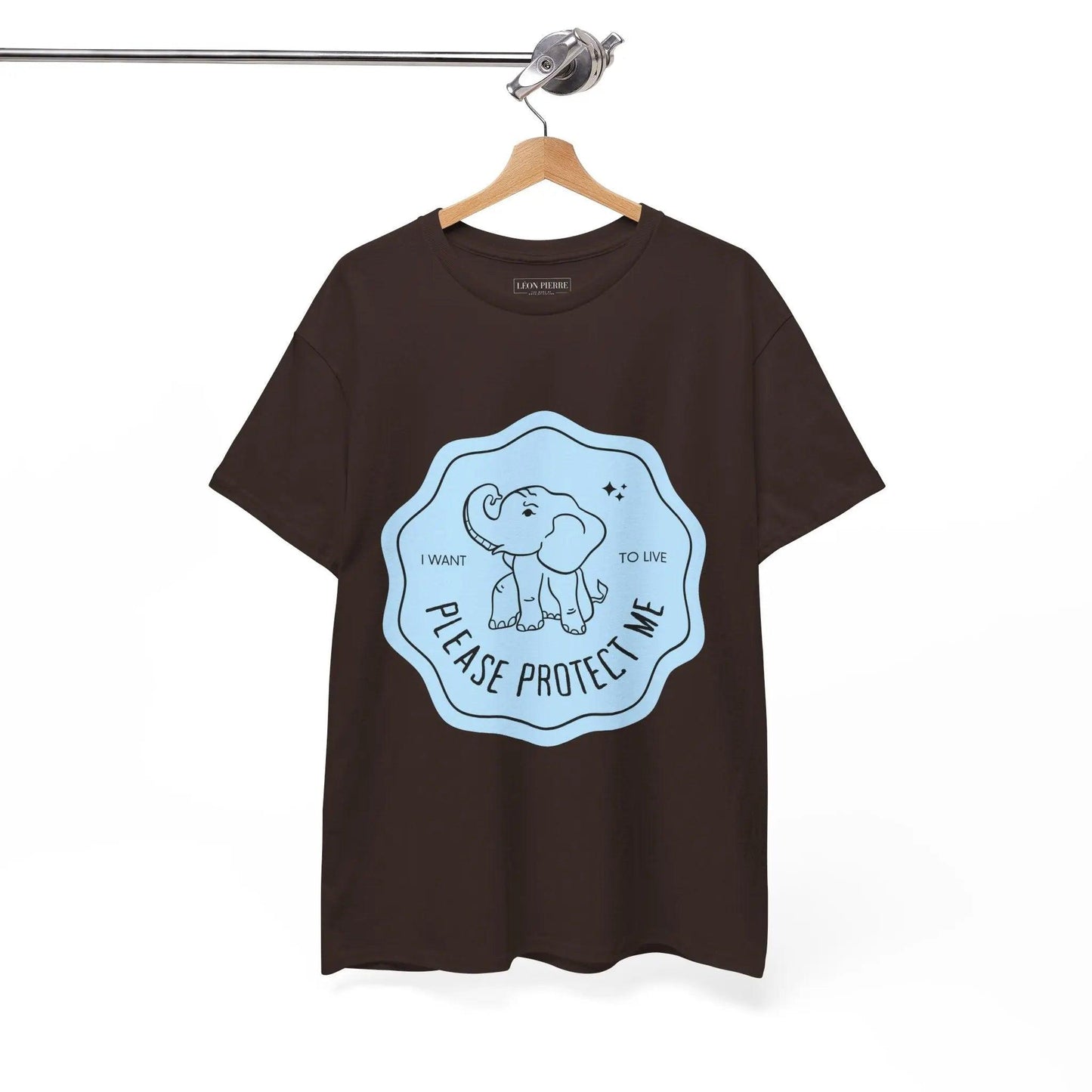 Protect Elephants Unisex Heavy Cotton Tee - Léon Pierre