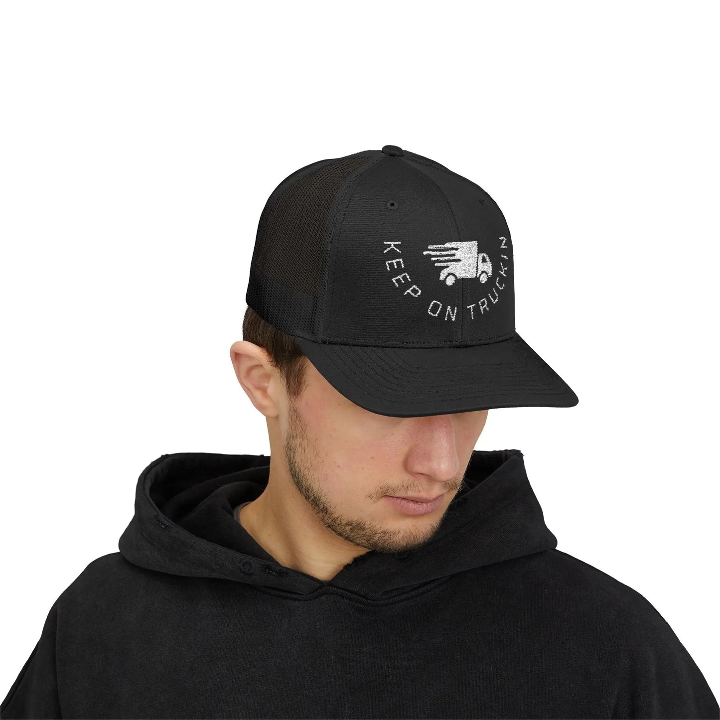 Keep On Truckin' Snapback Trucker Cap - Léon Pierre