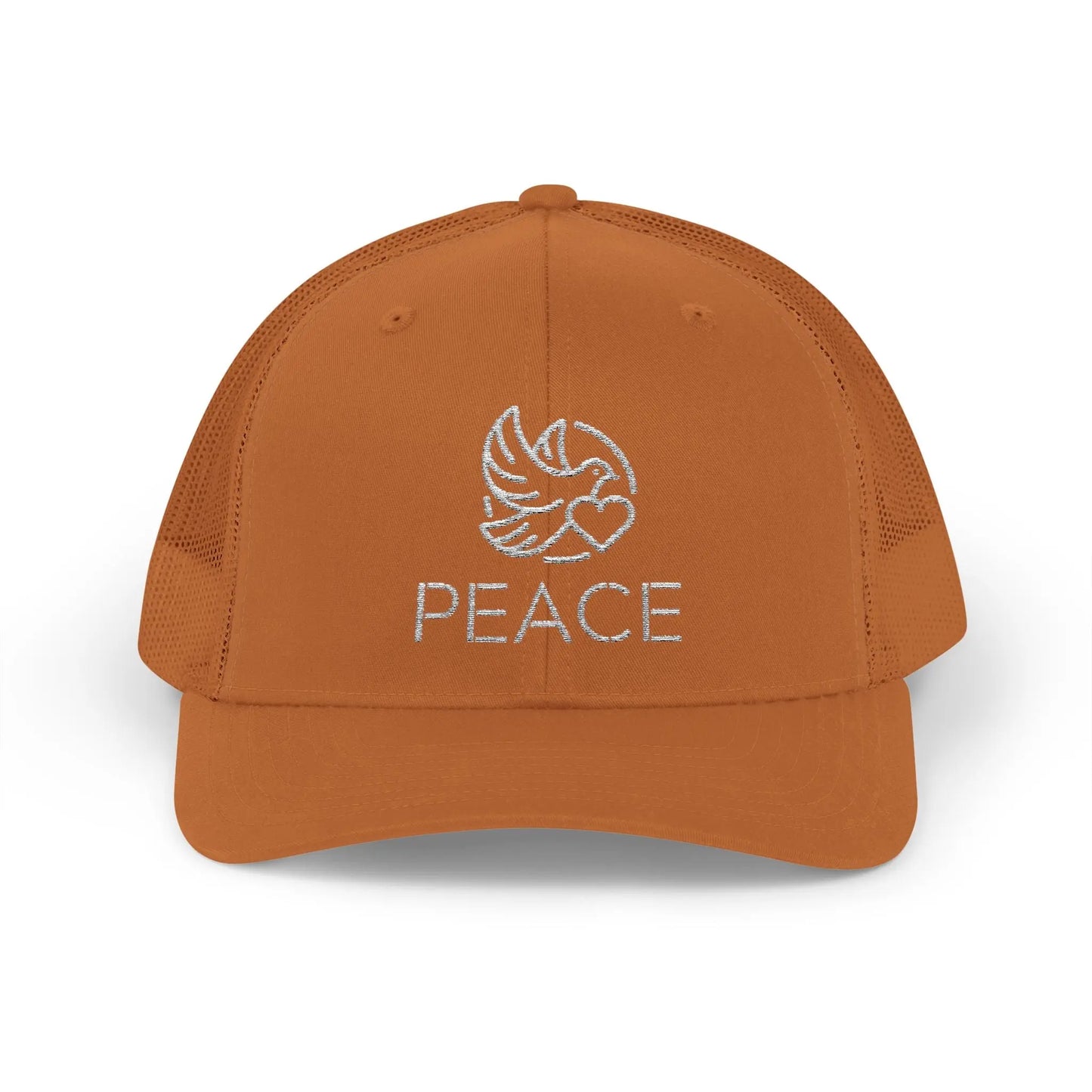 Peace Hope Red Snapback Trucker Cap - Léon Pierre