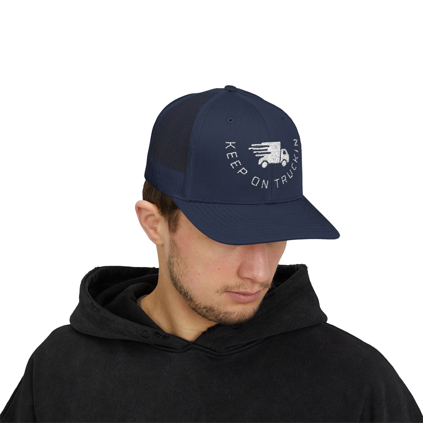 Keep On Truckin' Snapback Trucker Cap - Léon Pierre