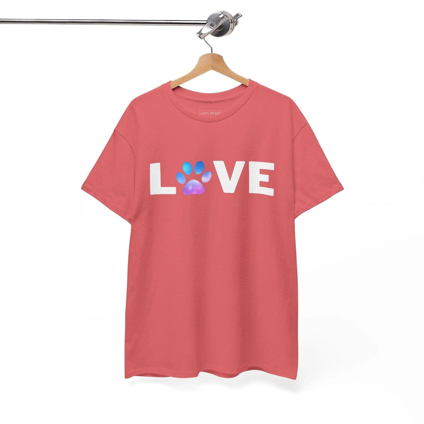 Unisex Paw Heavy Cotton Tee - Léon Pierre