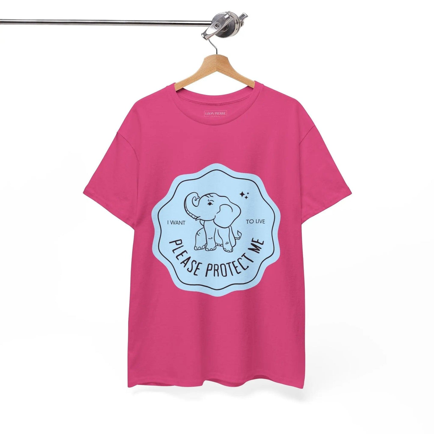 Protect Elephants Unisex Heavy Cotton Tee - Léon Pierre