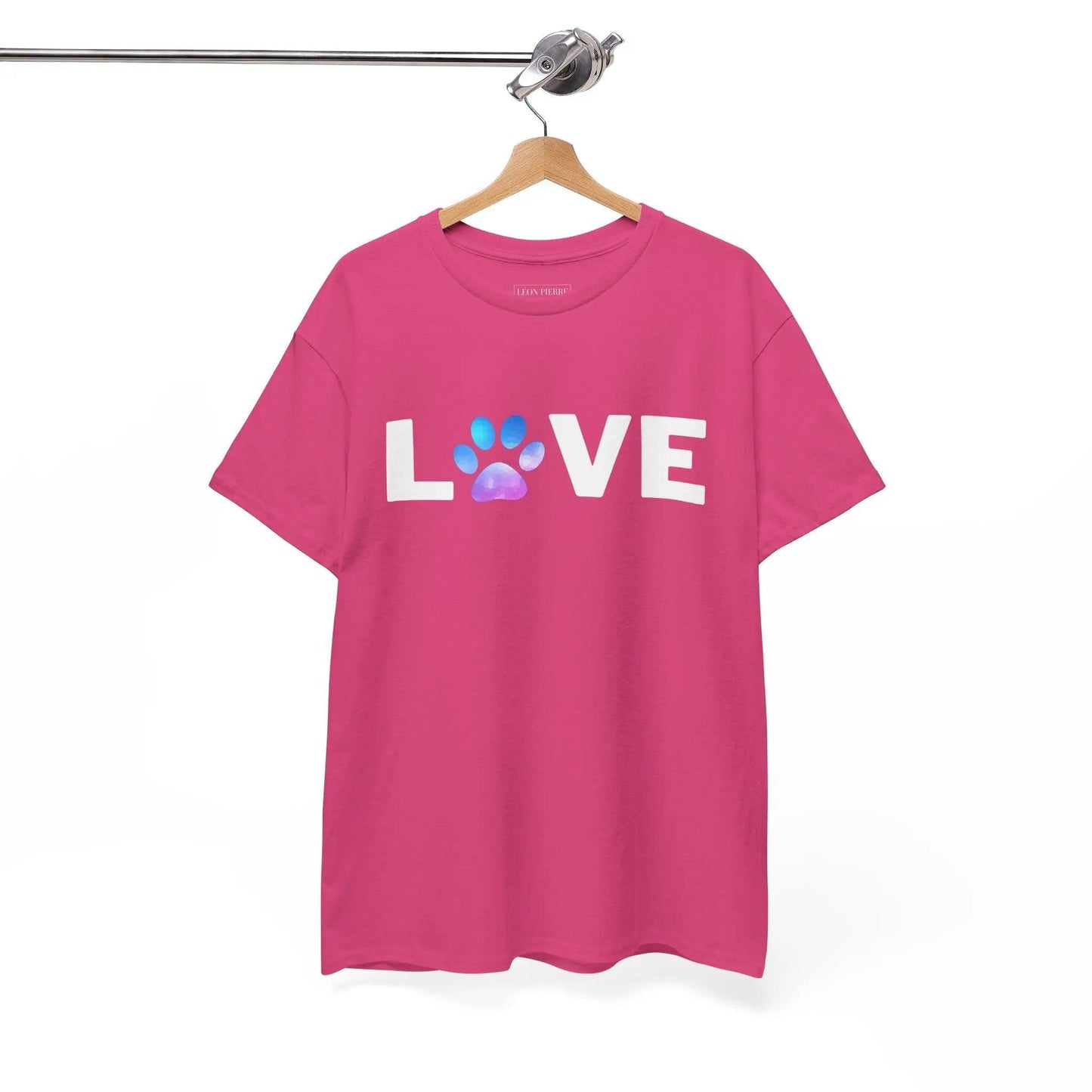 Unisex Paw Heavy Cotton Tee - Léon Pierre