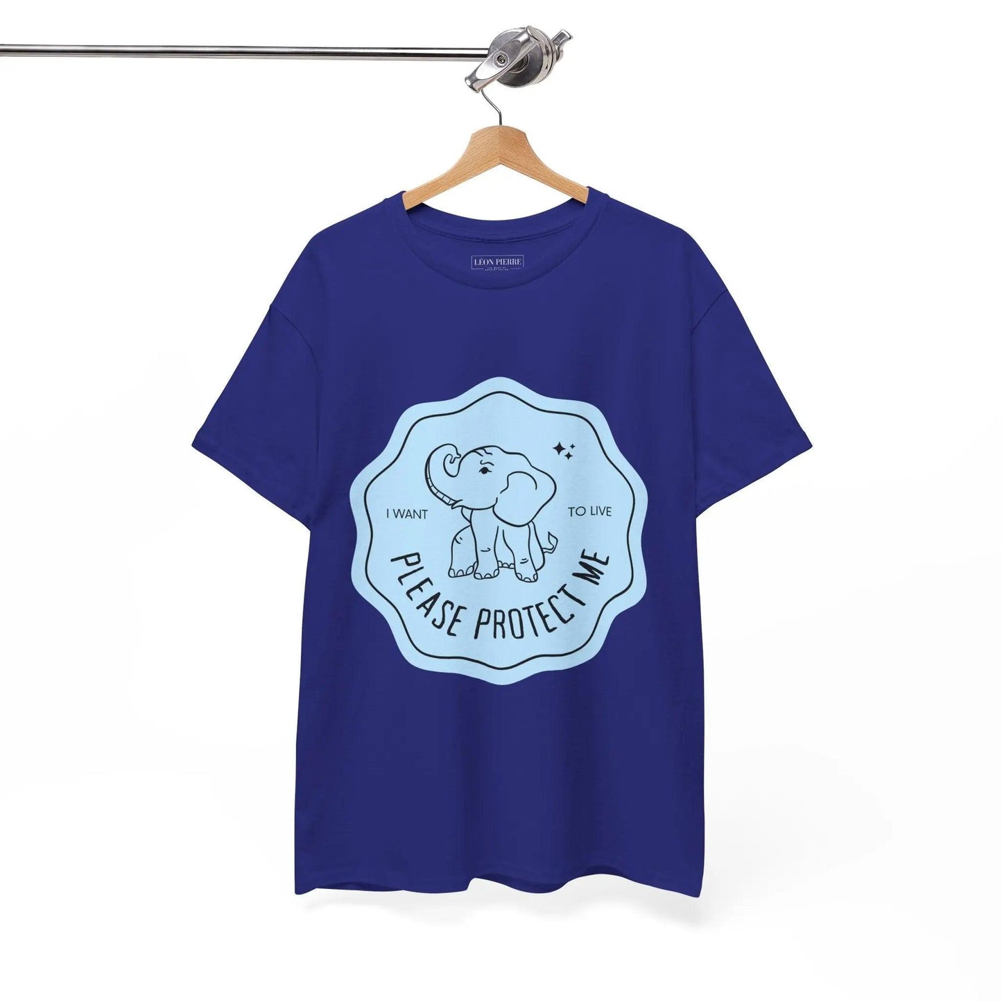 Protect Elephants Unisex Heavy Cotton Tee - Léon Pierre