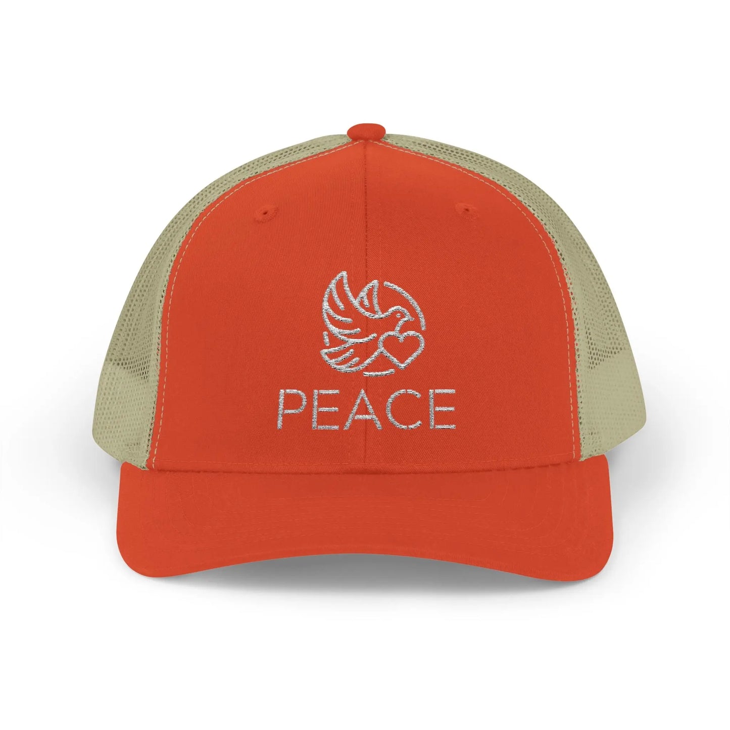 Peace Hope Red Snapback Trucker Cap - Léon Pierre