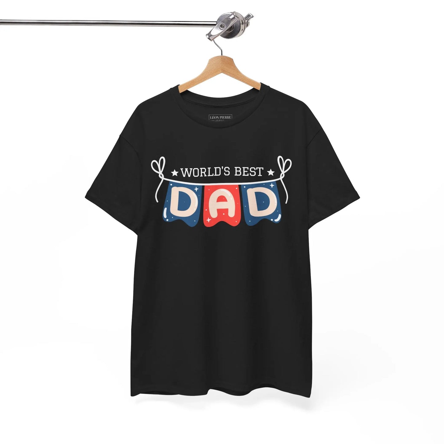 World's Best Dad Heavy Cotton Tee - Léon Pierre