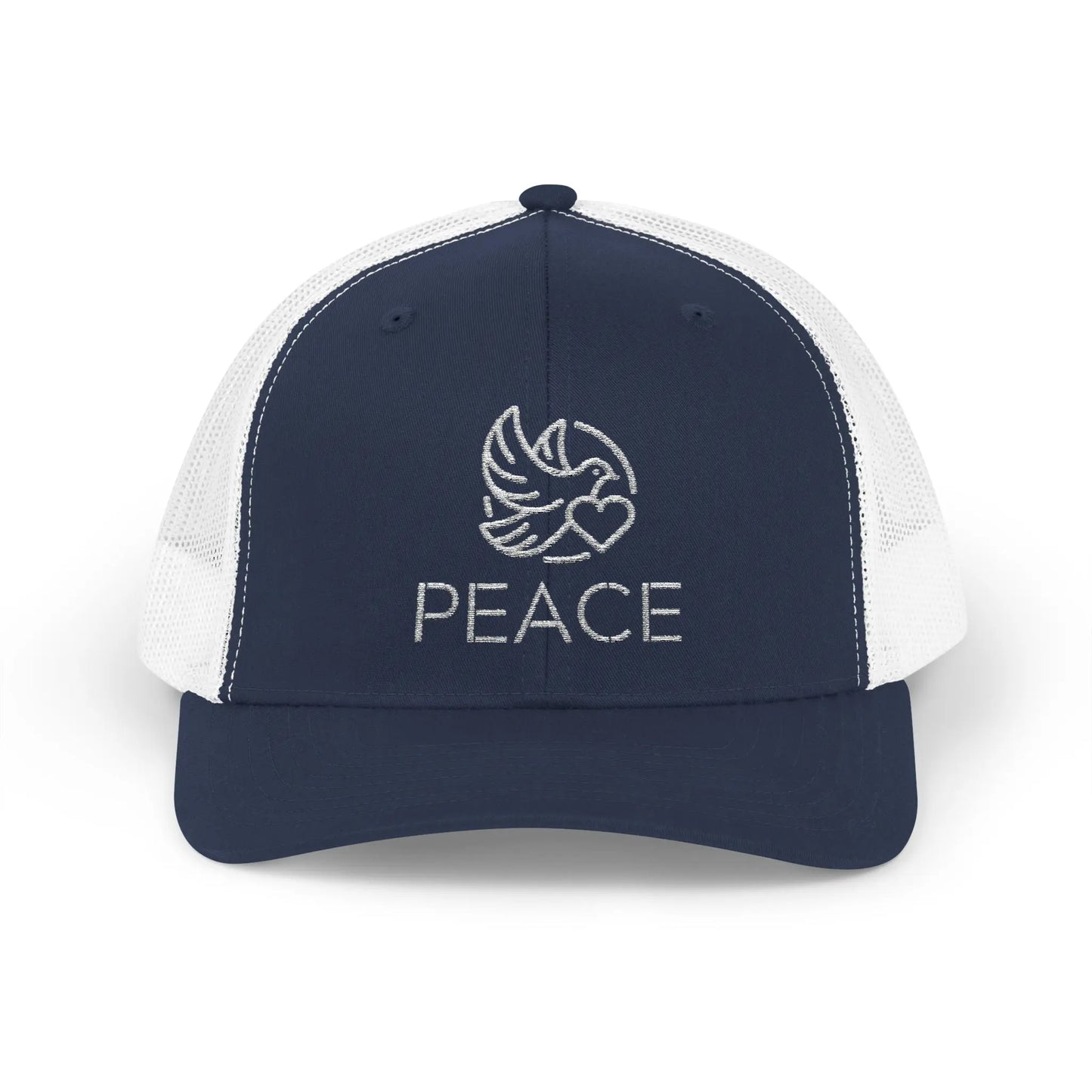 Peace Hope Red Snapback Trucker Cap - Léon Pierre