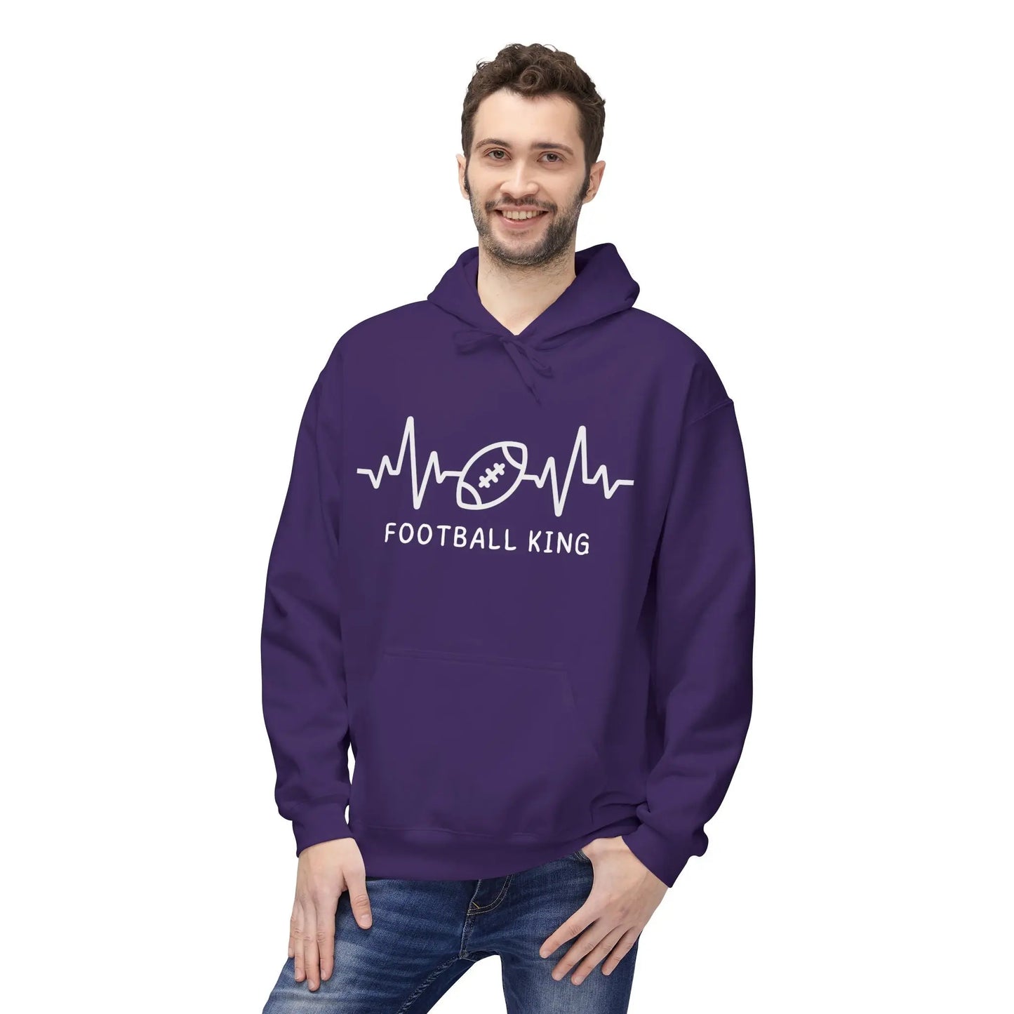 Football King Fleece Hoodie - Léon Pierre
