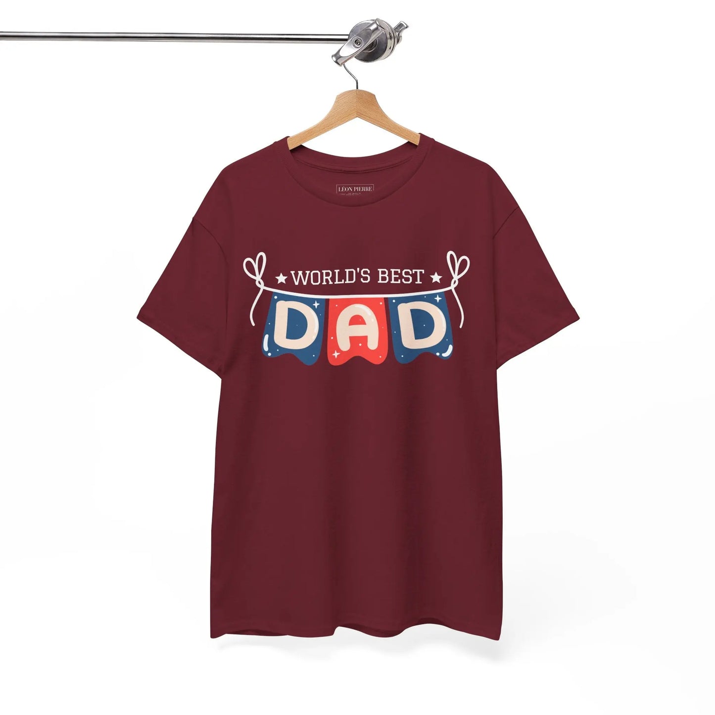 World's Best Dad Heavy Cotton Tee - Léon Pierre