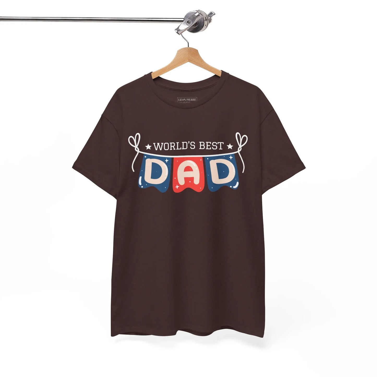 World's Best Dad Heavy Cotton Tee - Léon Pierre