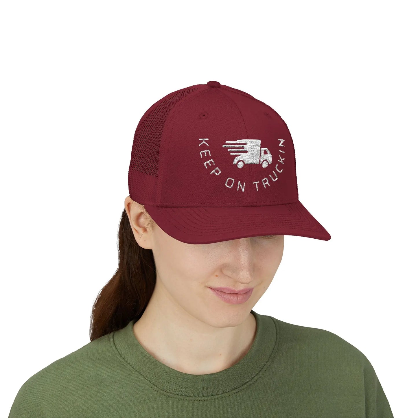 Keep On Truckin' Snapback Trucker Cap - Léon Pierre