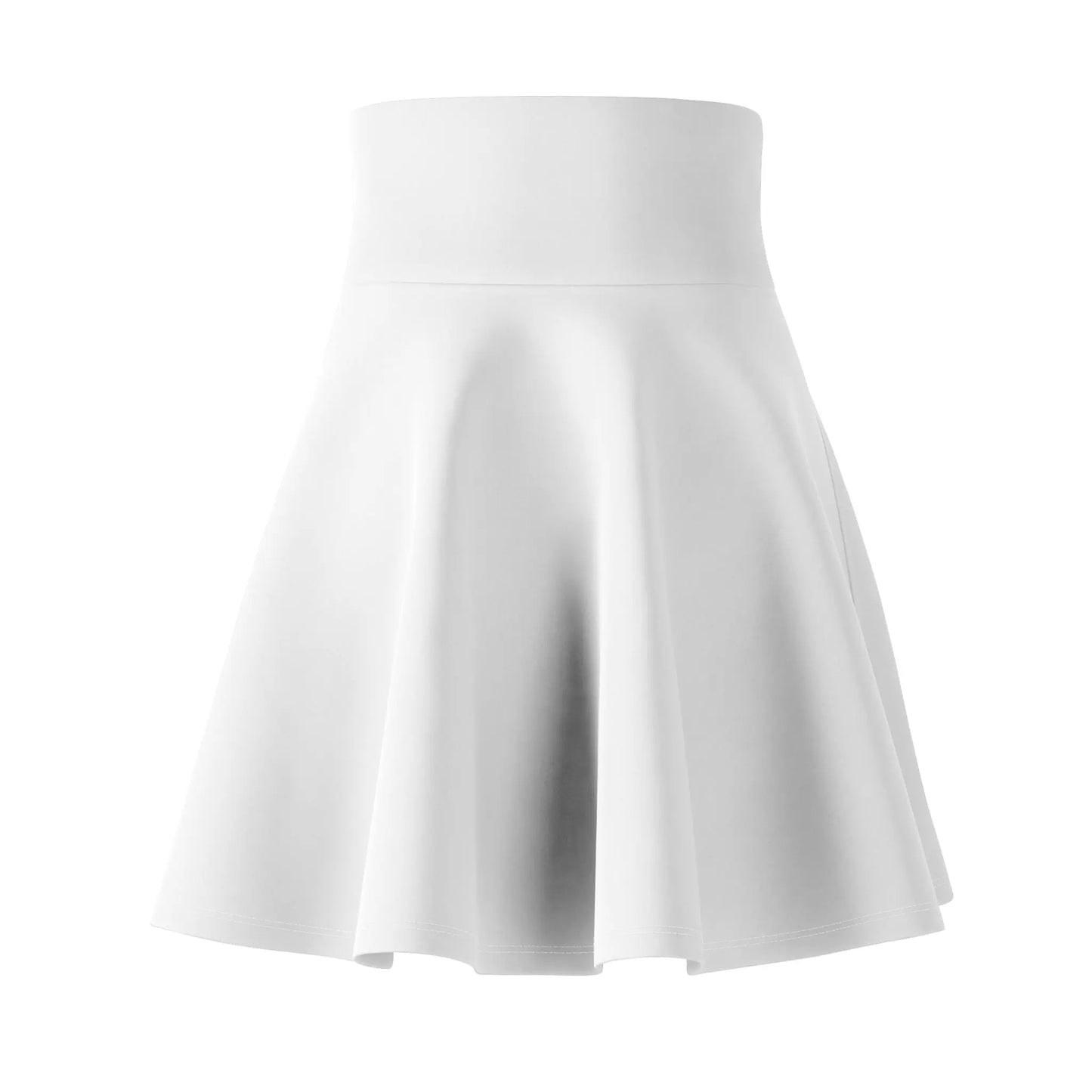 Elegant White Women's Skater Skirt - Léon Pierre