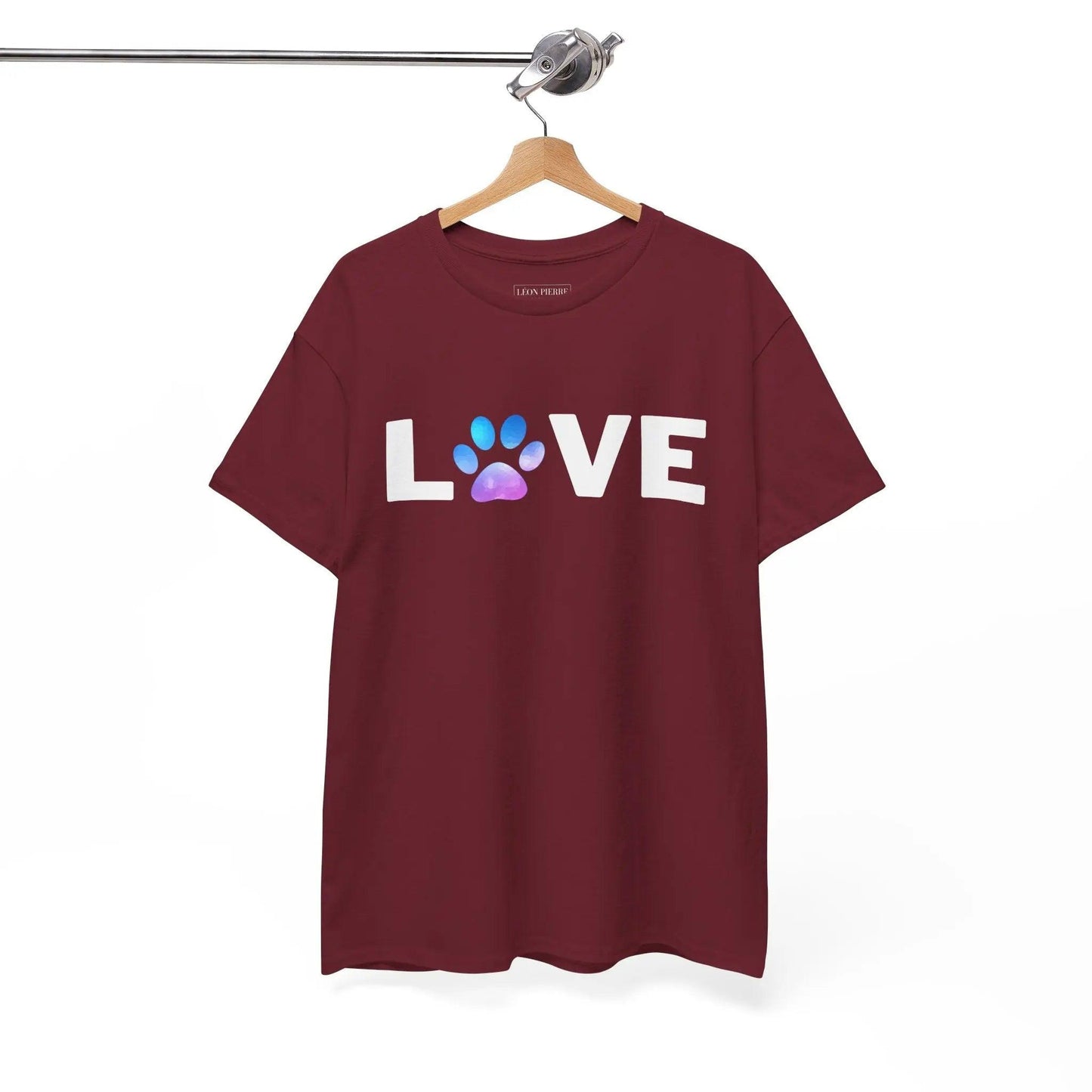 Unisex Paw Heavy Cotton Tee - Léon Pierre