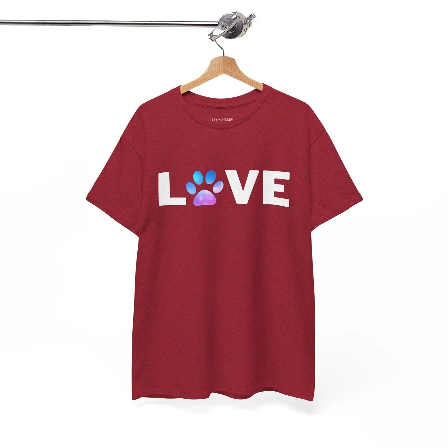 Unisex Paw Heavy Cotton Tee - Léon Pierre