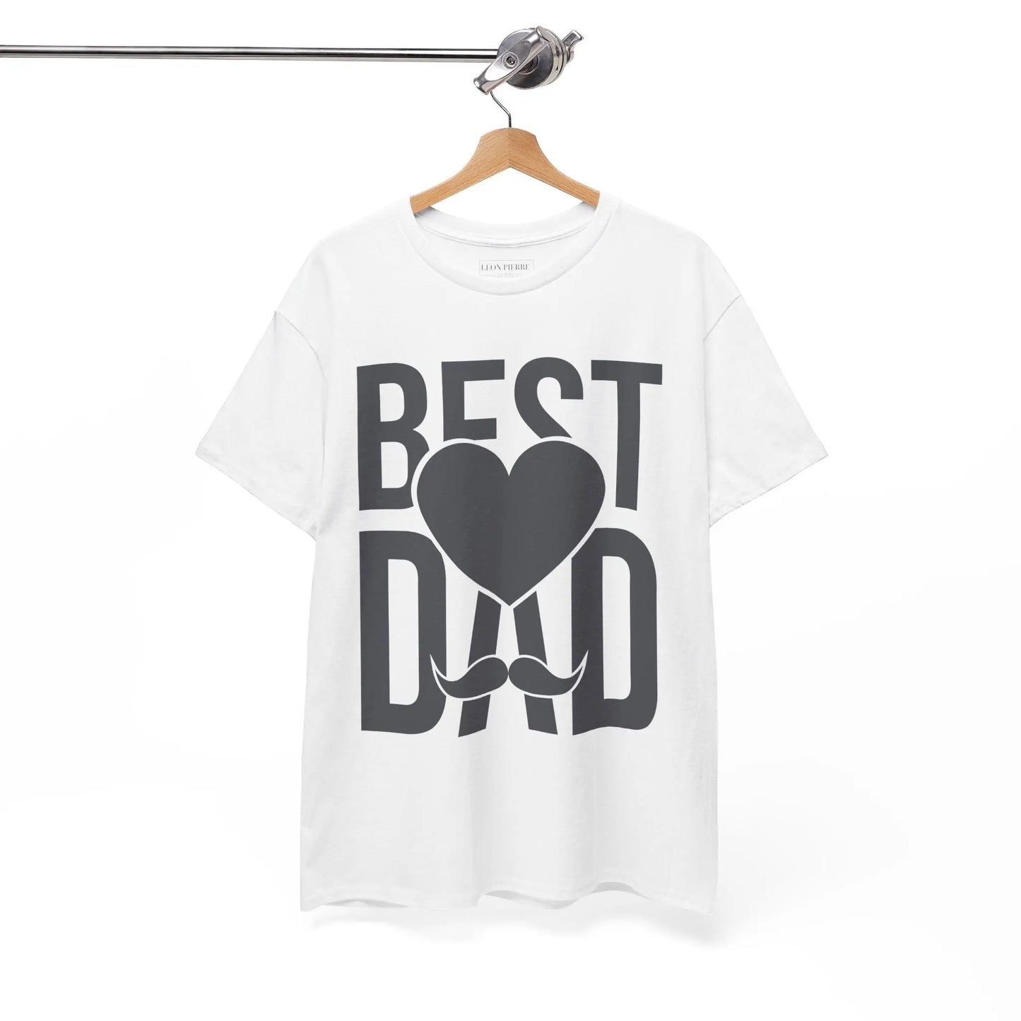 Best Dad Heavy Cotton Tee - Léon Pierre