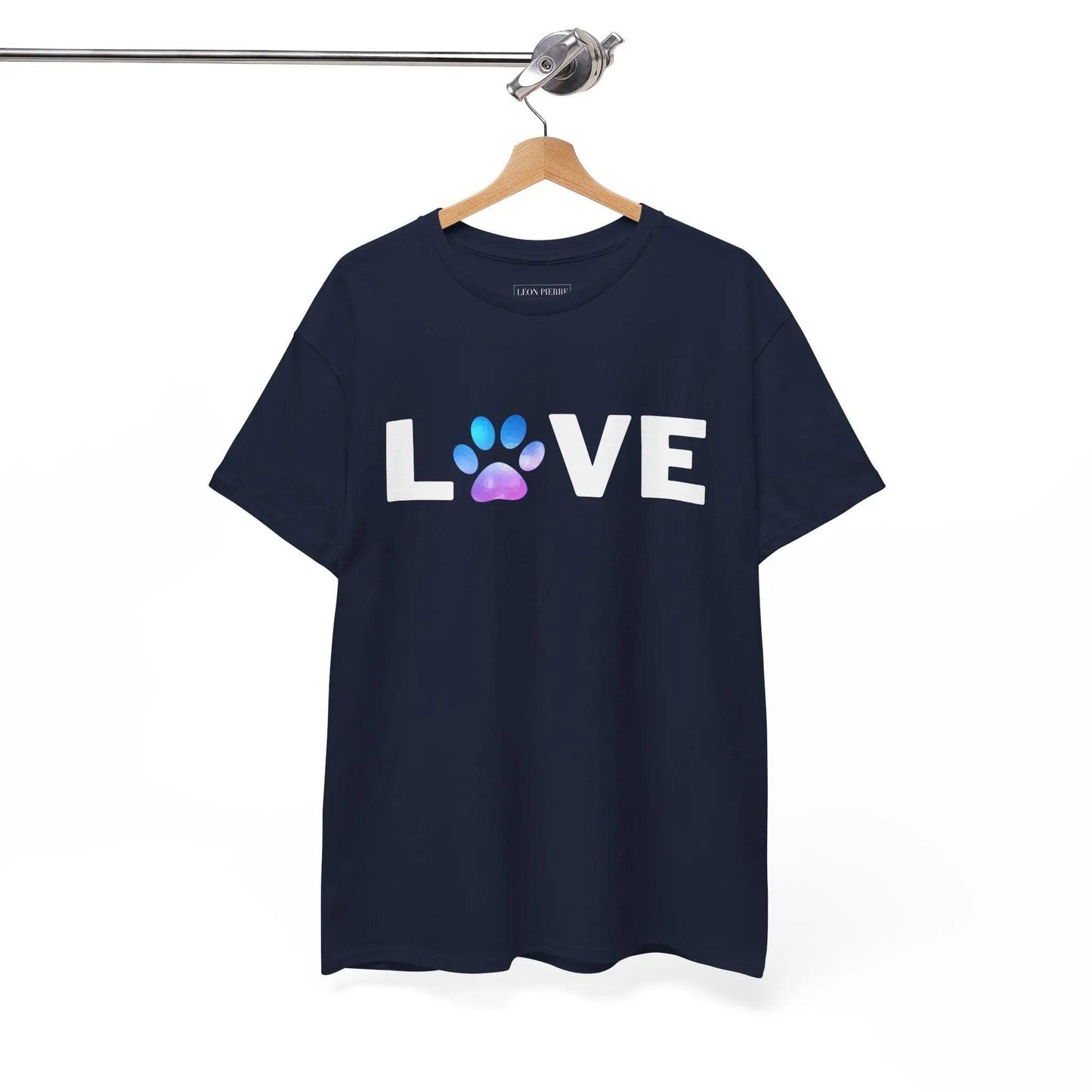 Unisex Paw Heavy Cotton Tee - Léon Pierre