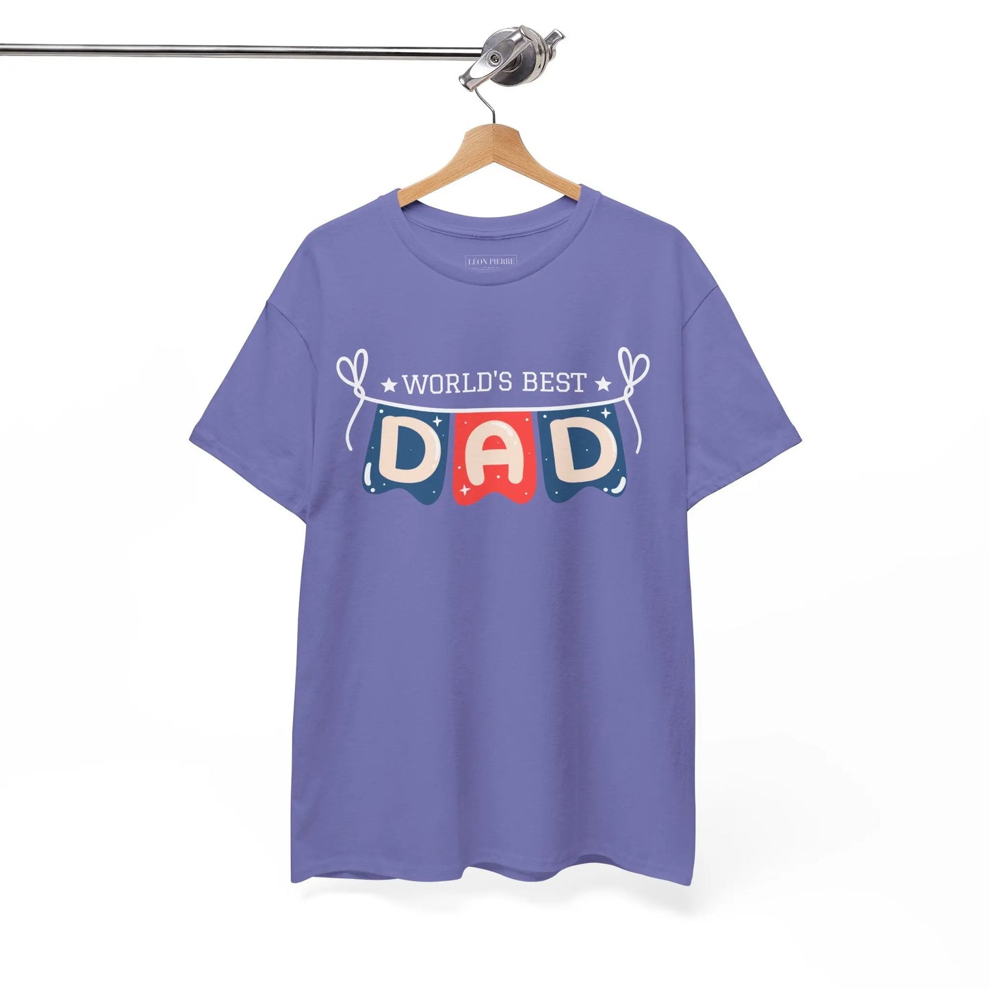 World's Best Dad Heavy Cotton Tee - Léon Pierre