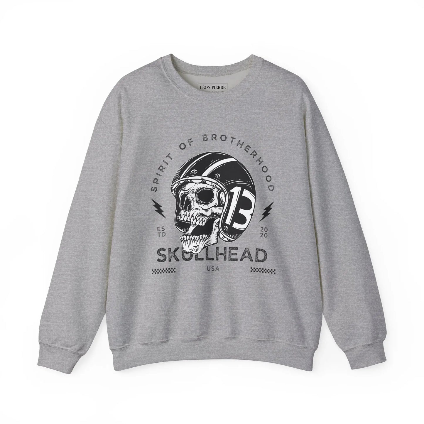 Skullhead Brotherhood Crewneck Sweatshirt - Léon Pierre