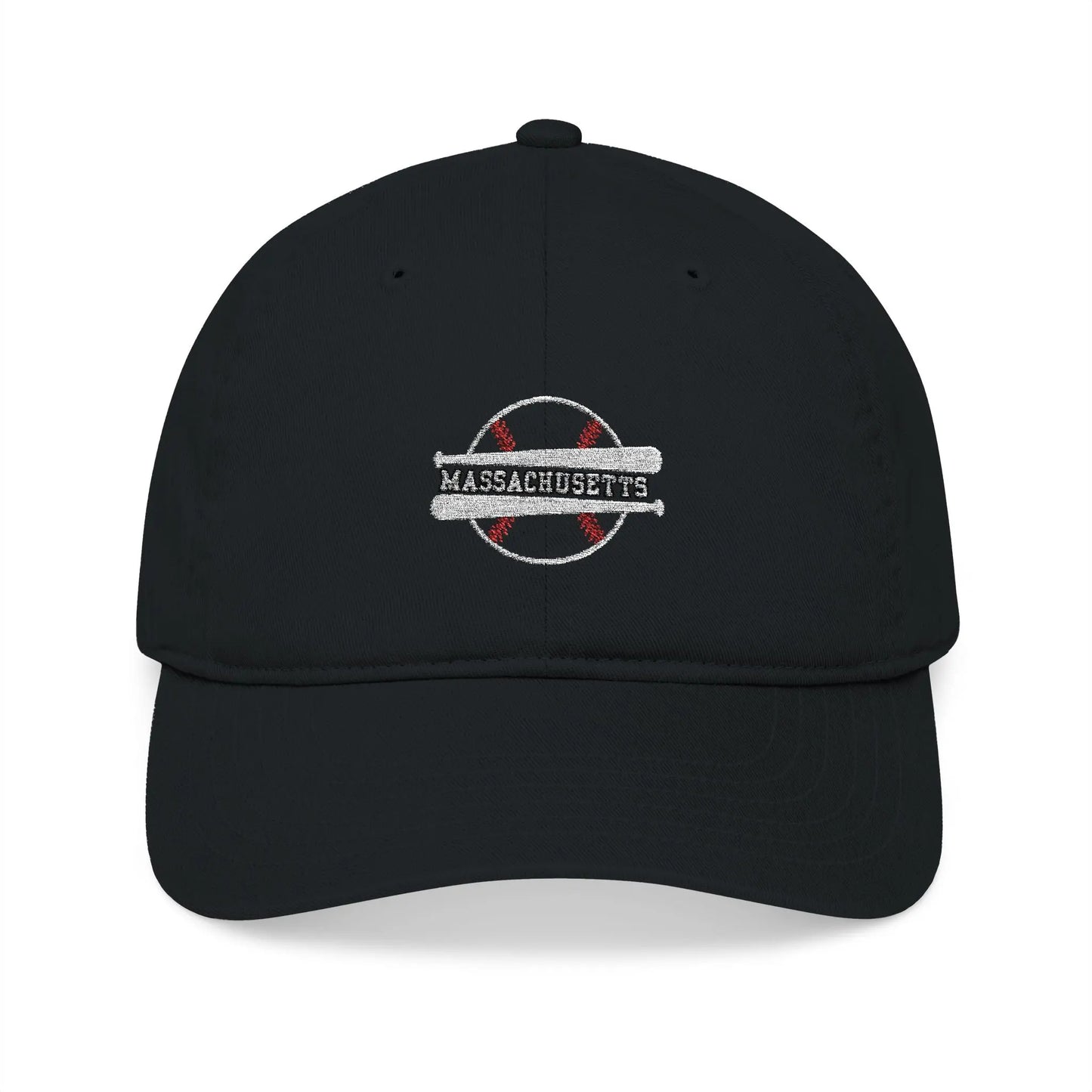 Vintage Massachusetts Baseball Cap - Organic Cotton with Embroidery - Léon Pierre