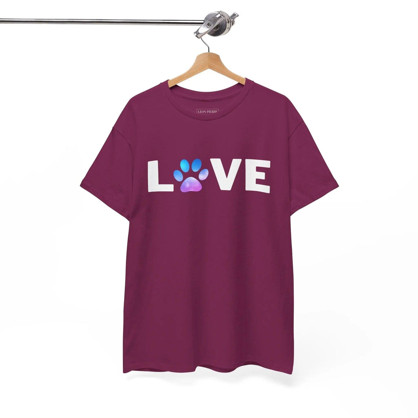 Unisex Paw Heavy Cotton Tee - Léon Pierre