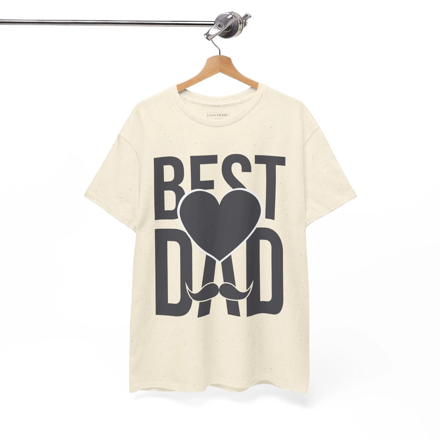 Best Dad Heavy Cotton Tee - Léon Pierre