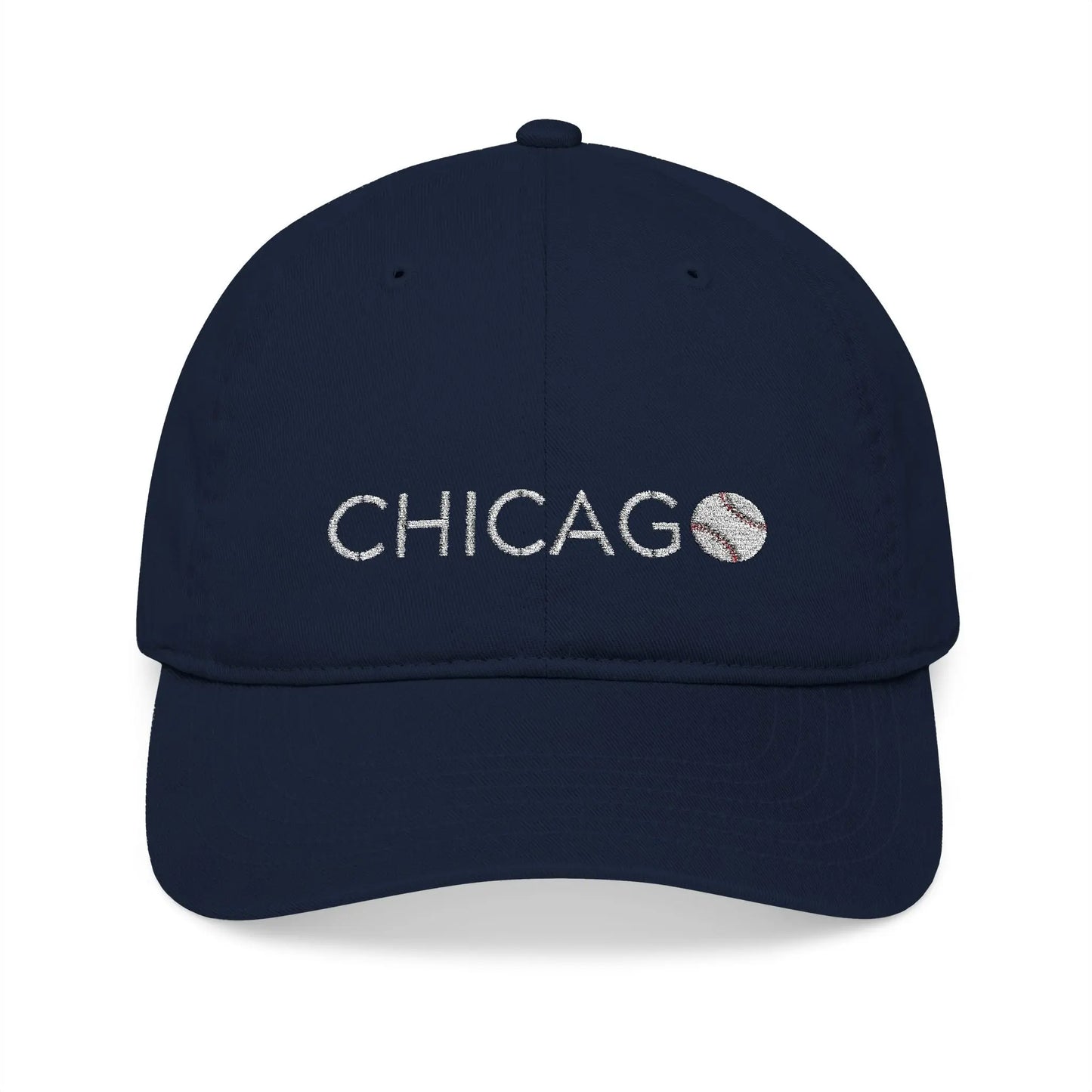 Chicago Organic Baseball Cap with Embroidery - Léon Pierre