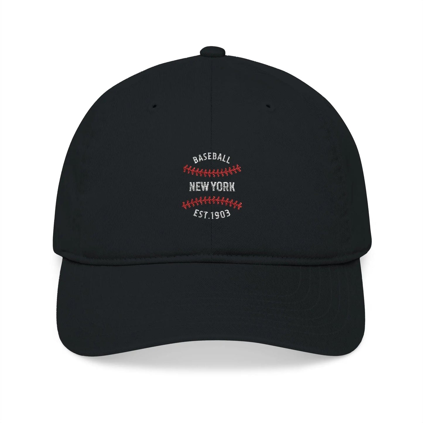 Organic New York Black Baseball Cap - Léon Pierre