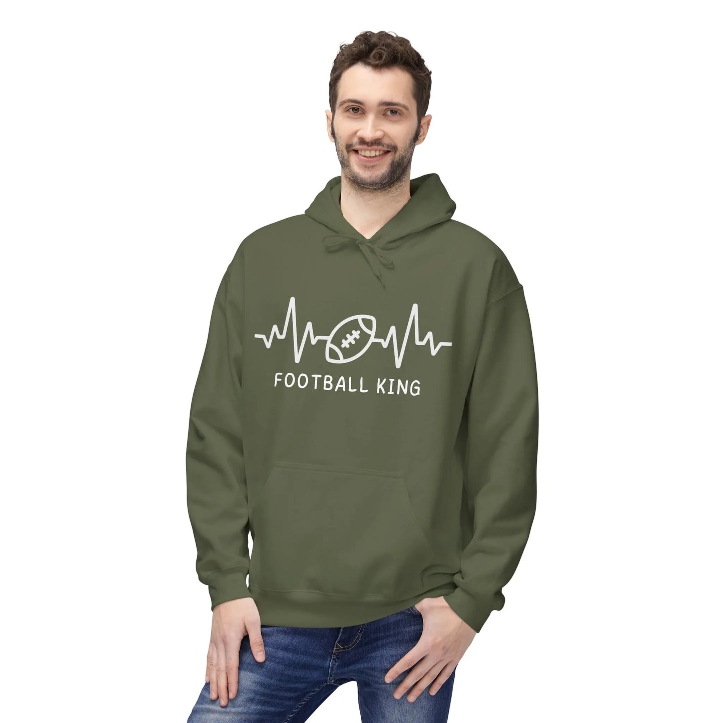 Football King Fleece Hoodie - Léon Pierre