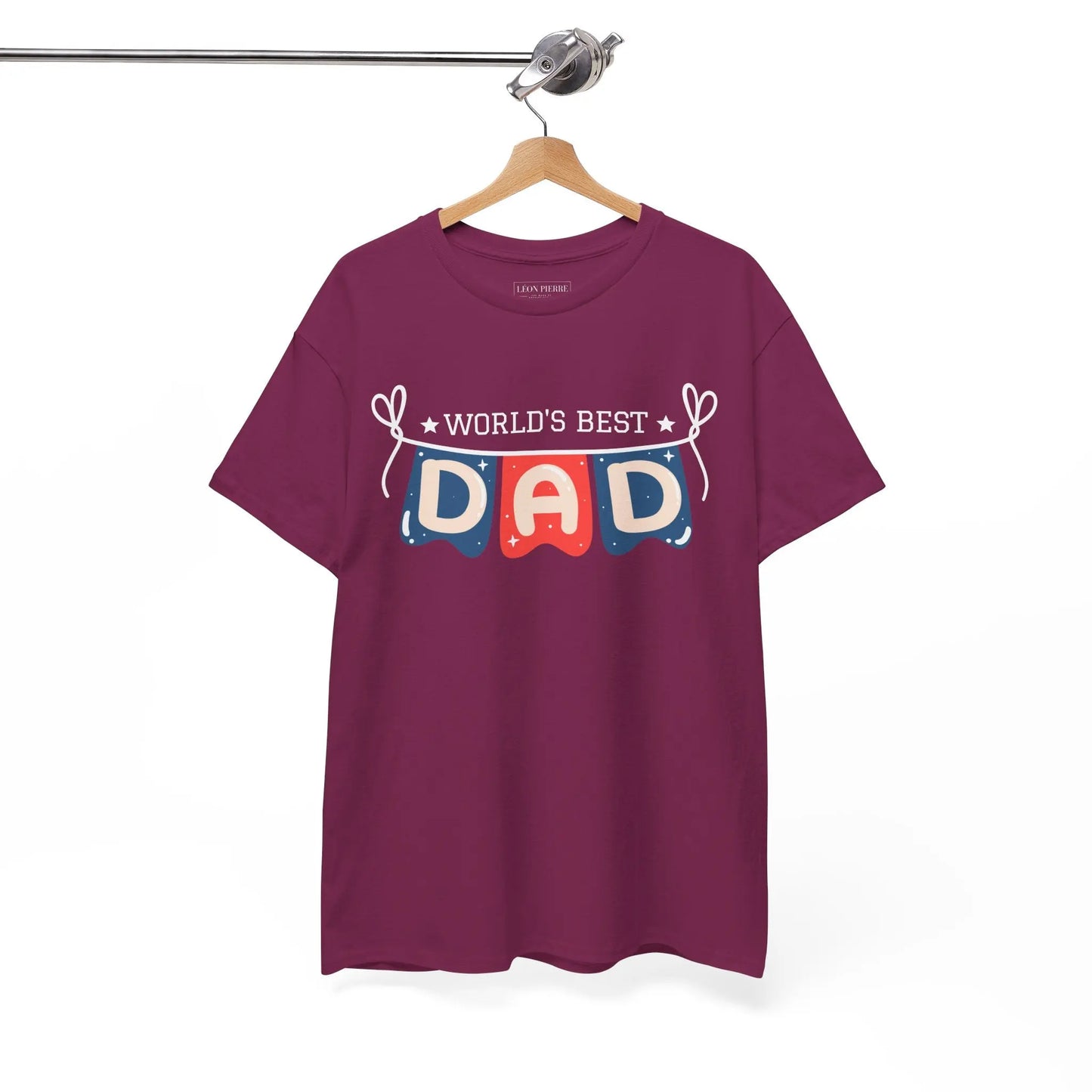 World's Best Dad Heavy Cotton Tee - Léon Pierre
