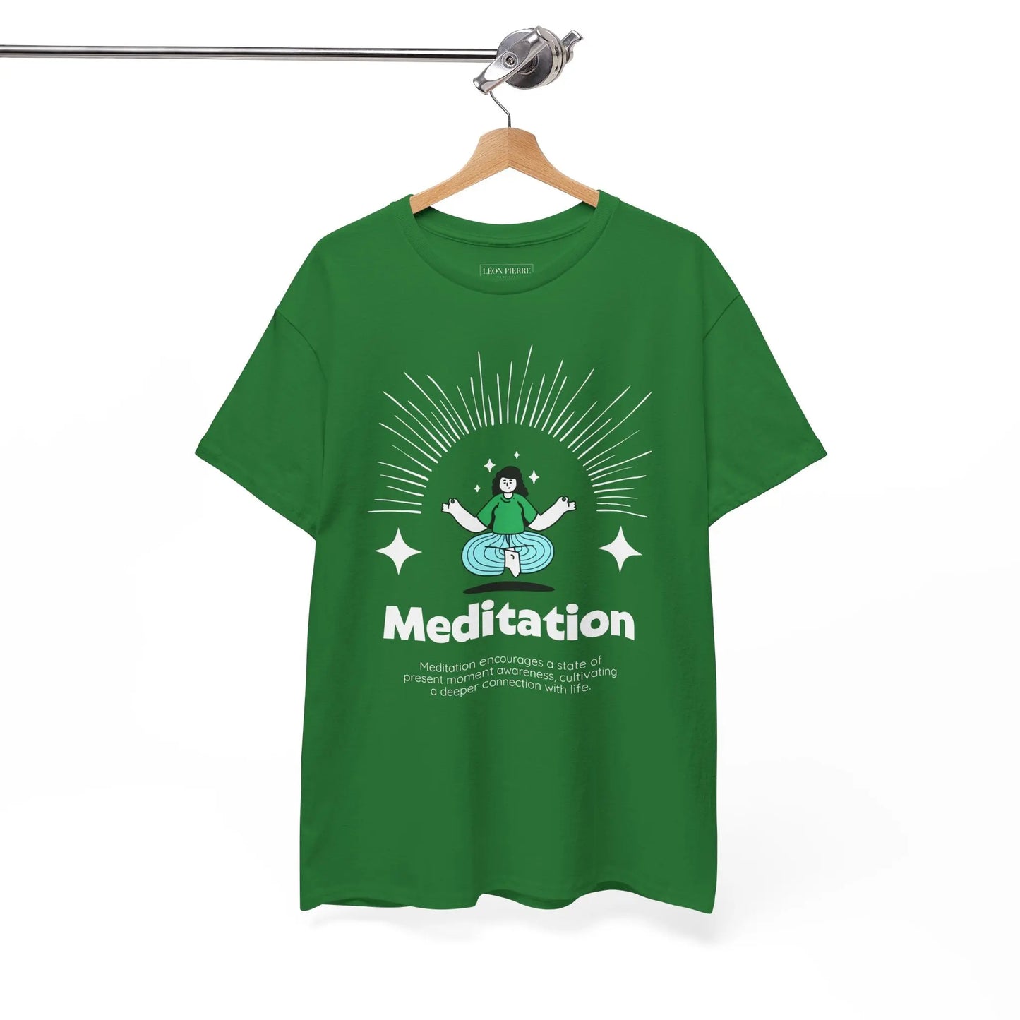 Meditation Unisex Heavy Cotton Tee - Léon Pierre