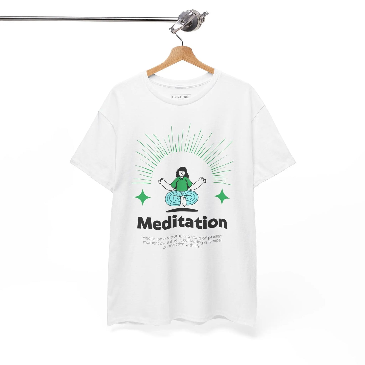 Meditation Unisex Heavy Cotton Tee - Léon Pierre