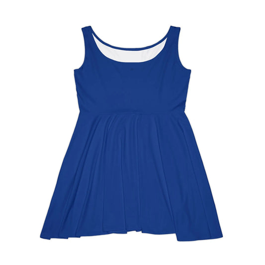Blue Skater Dress for Casual & Special Occasions - Léon Pierre