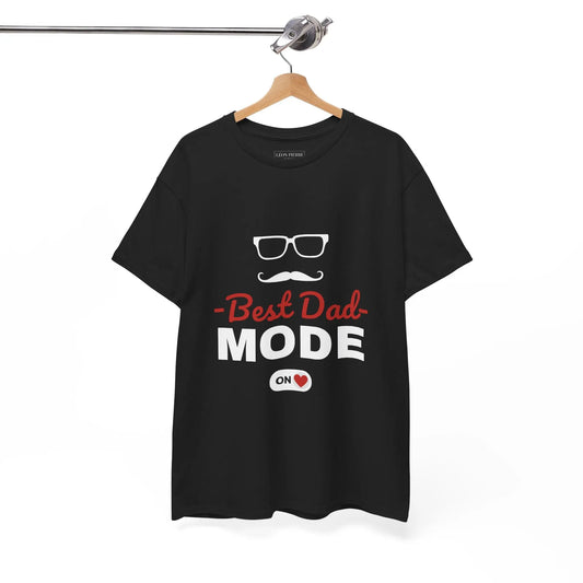 Best Dad Mode Heavy Cotton Tee - Léon Pierre