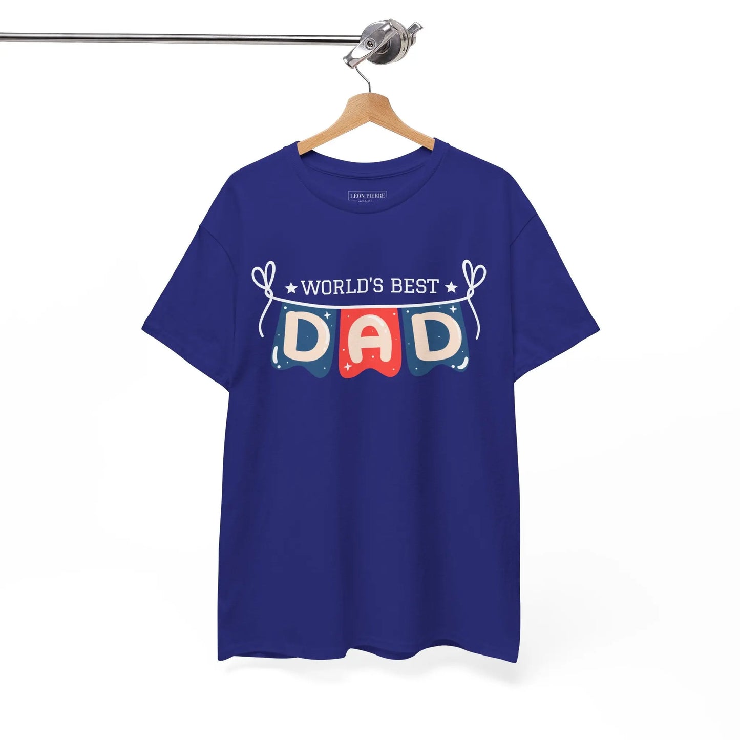 World's Best Dad Heavy Cotton Tee - Léon Pierre