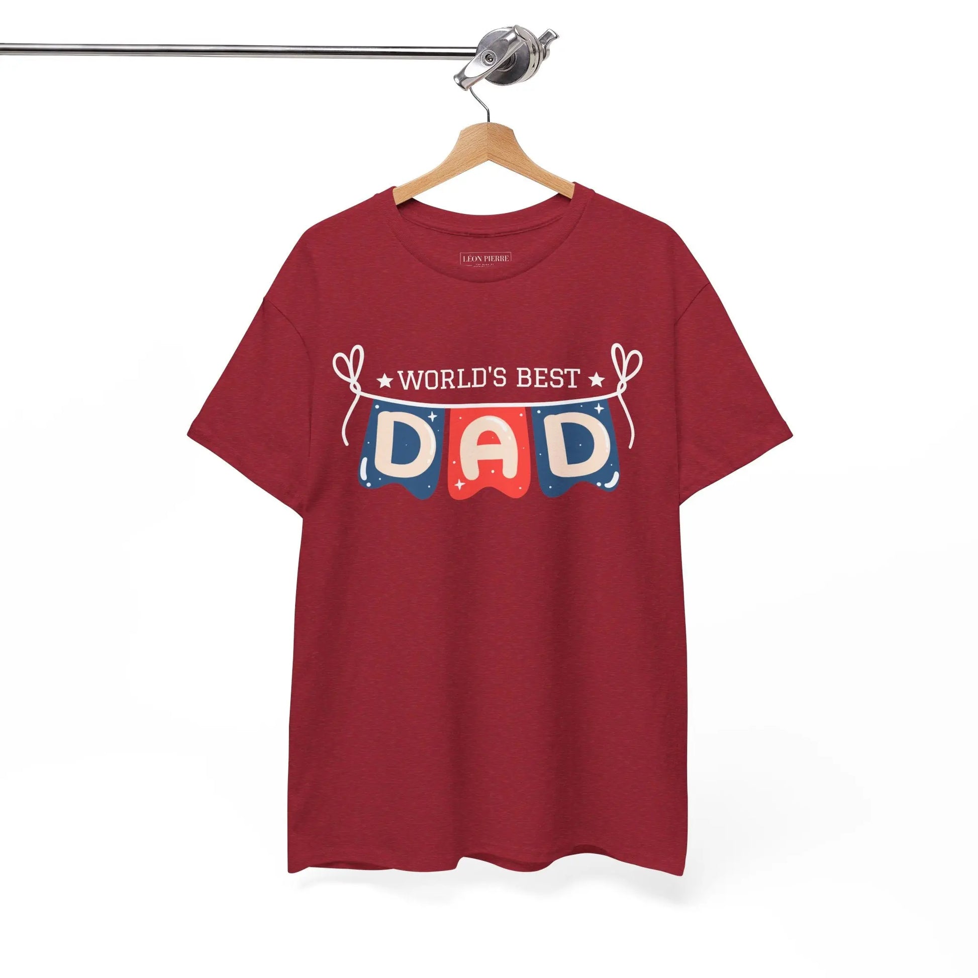 World's Best Dad Heavy Cotton Tee - Léon Pierre
