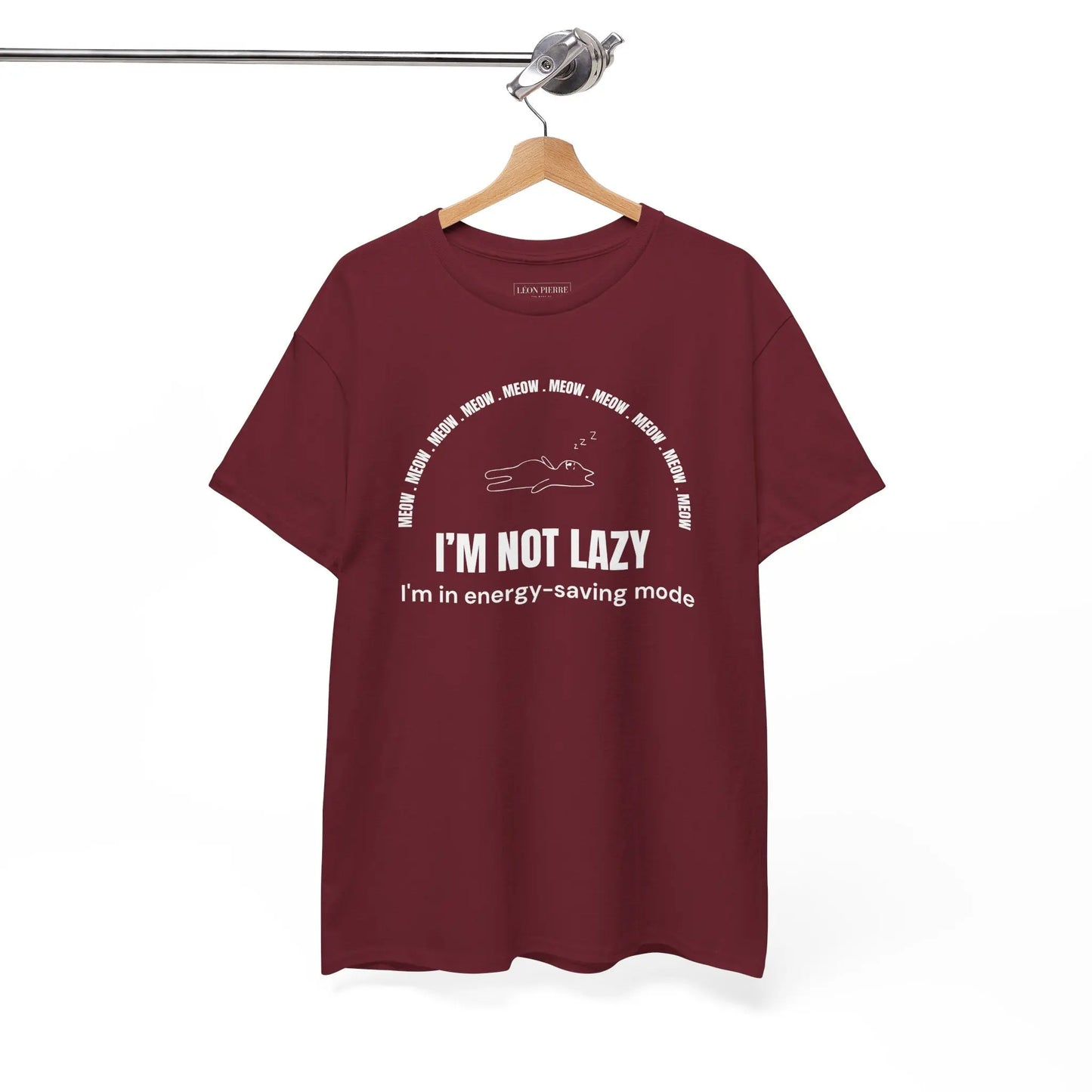 I'm Not Lazy Unisex Heavy Cotton Tee - Léon Pierre