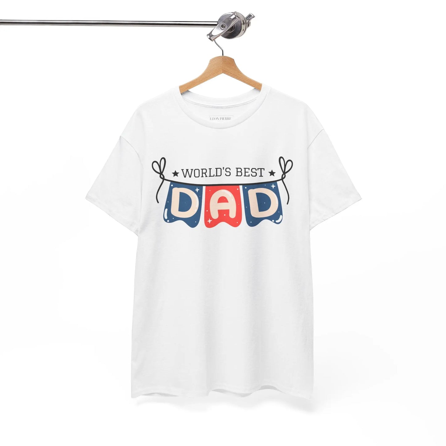 World's Best Dad Heavy Cotton Tee - Léon Pierre
