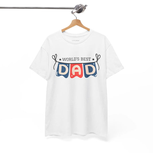 World's Best Dad Heavy Cotton Tee - Léon Pierre