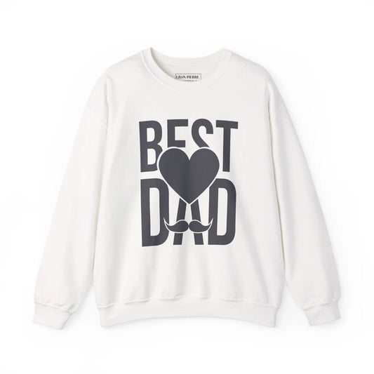 Best Dad Love Crewneck Sweatshirt - Léon Pierre