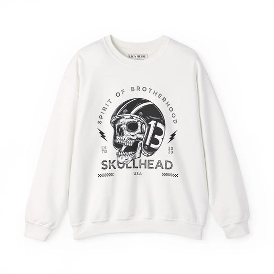 Skullhead Brotherhood Crewneck Sweatshirt - Léon Pierre