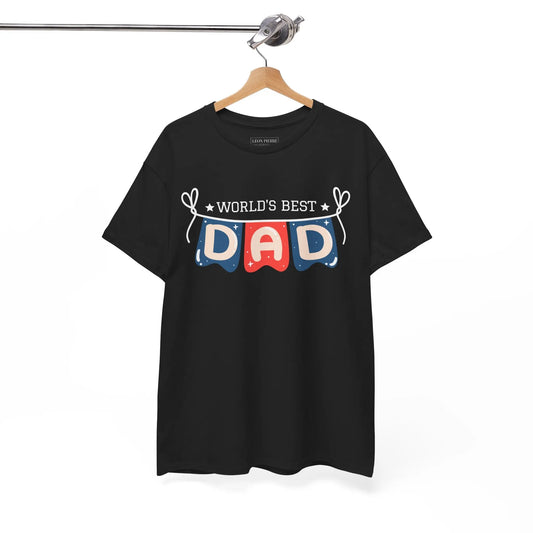 World's Best Dad Heavy Cotton Tee - Léon Pierre