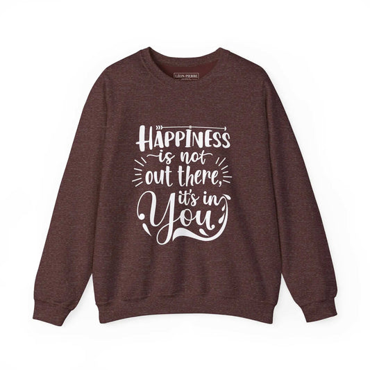 Happiness Is In You Crewneck Sweatshirt - Léon Pierre