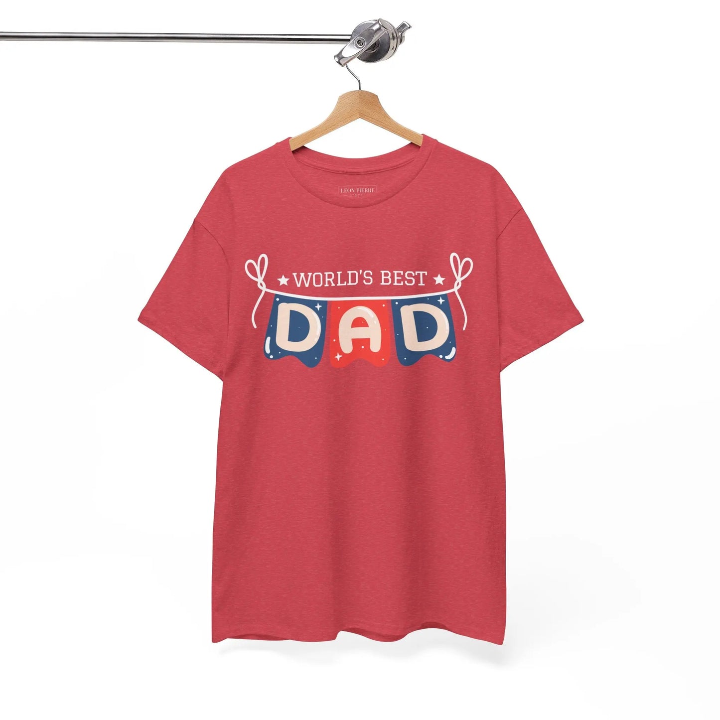 World's Best Dad Heavy Cotton Tee - Léon Pierre