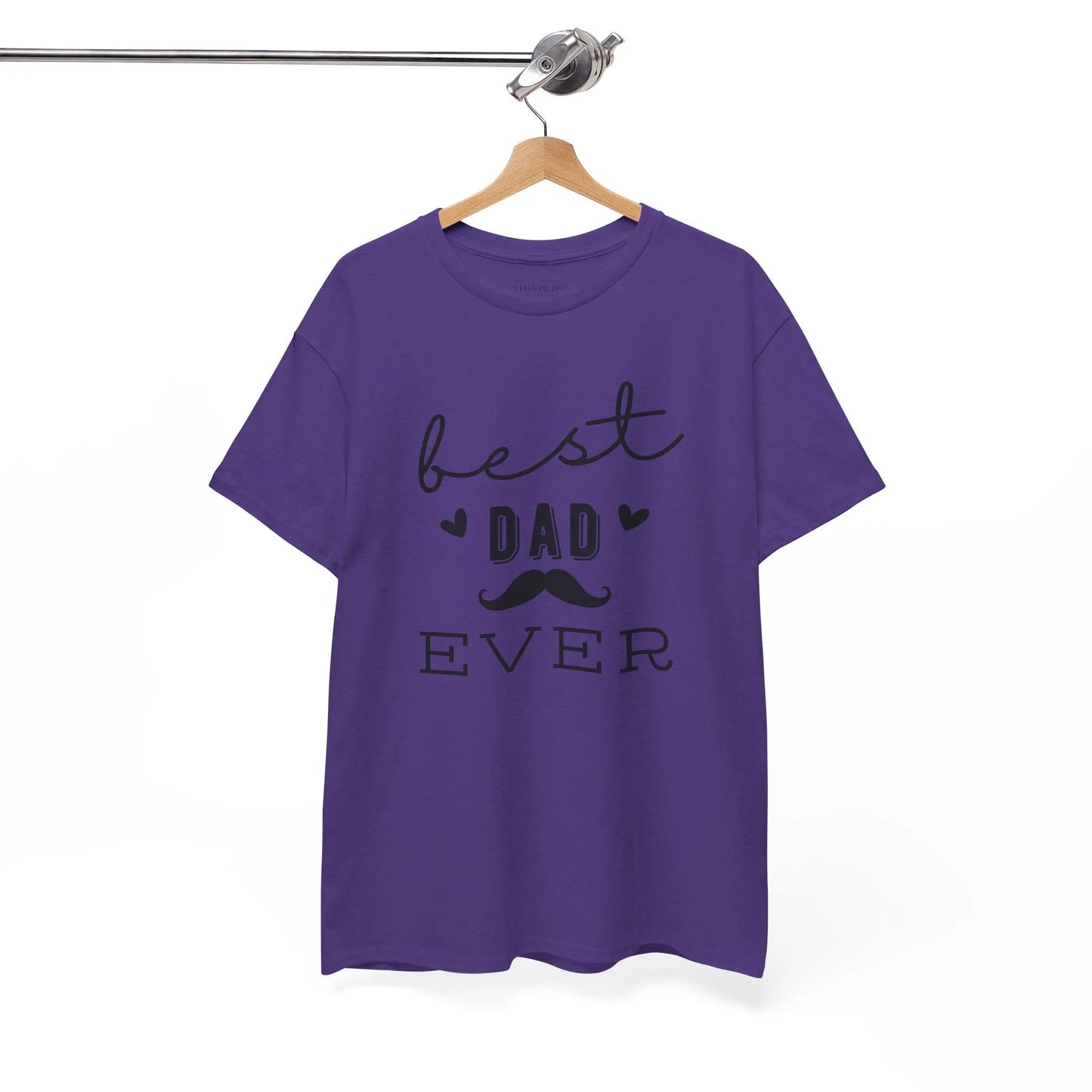 Best Dad Ever Heavy Cotton Tee - Léon Pierre