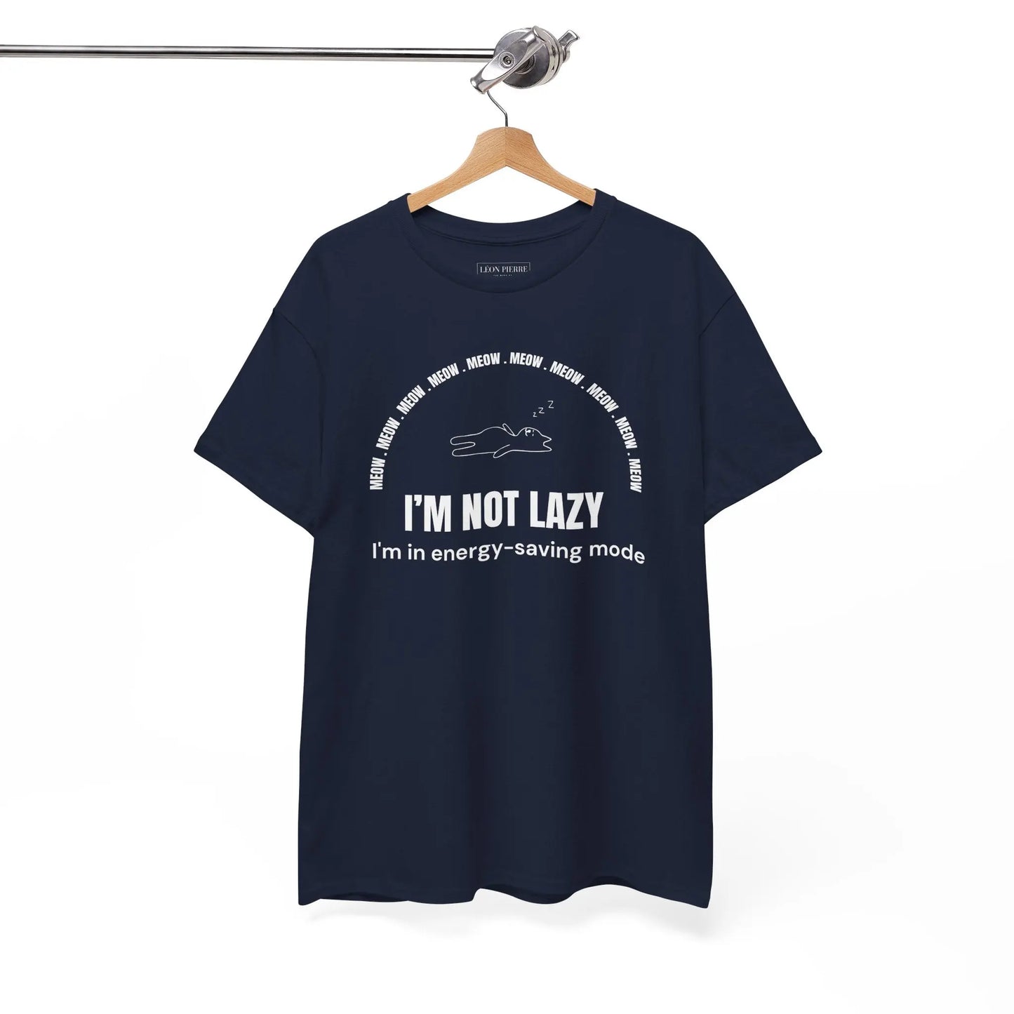 I'm Not Lazy Unisex Heavy Cotton Tee - Léon Pierre