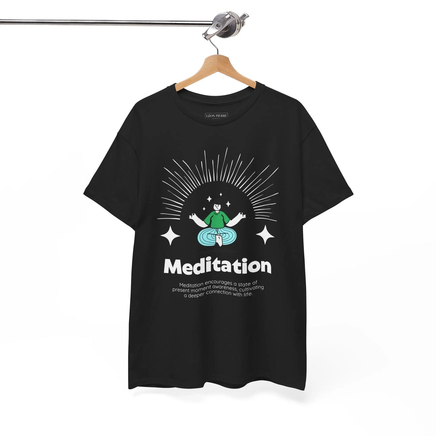 Meditation Unisex Heavy Cotton Tee - Léon Pierre