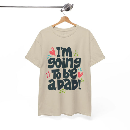 I'm Going to Be a Dad Heavy Cotton Tee - Léon Pierre