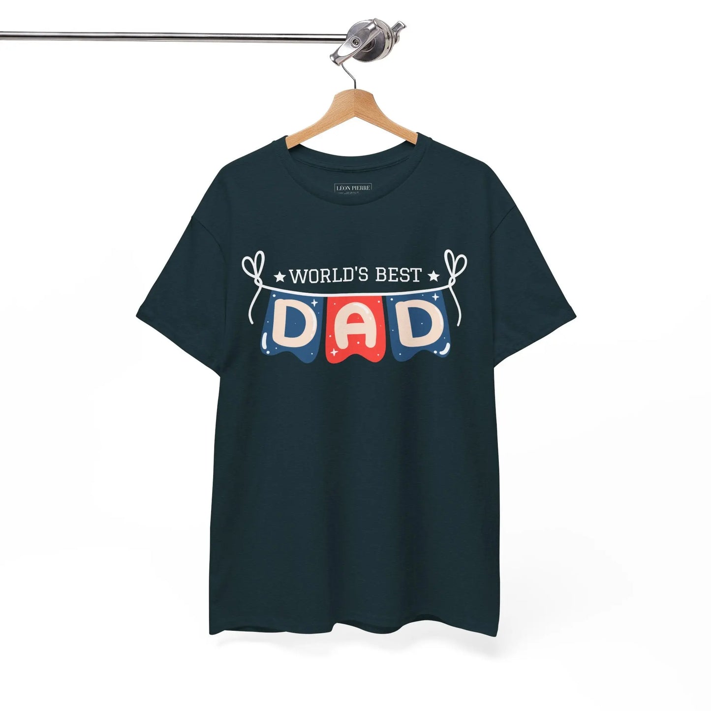 World's Best Dad Heavy Cotton Tee - Léon Pierre