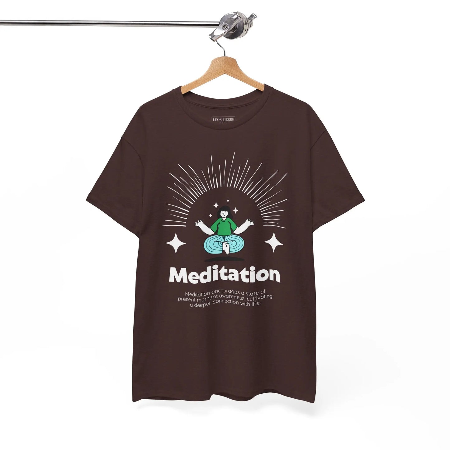 Meditation Unisex Heavy Cotton Tee - Léon Pierre